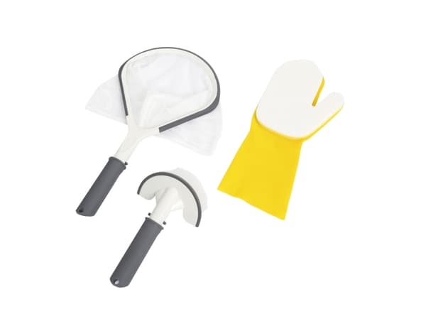 Bestway 60310, Rengjøringssett, Alle merker, Grå, Hvit, Gult, 394 g, Full farge boks, 80 mm