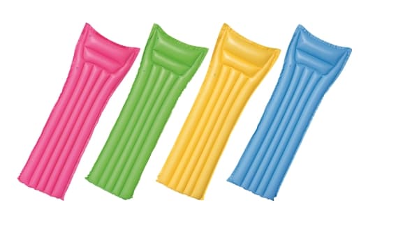 Bestway 44007, Blå, Grønn, Rosa, Gult, Flytemadrass, Vinyl, 690 mm, 1830 mm, 598 g