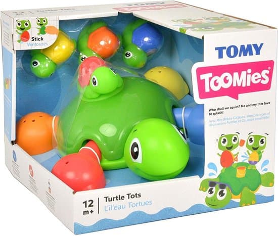 Tomy Toomies Turtle Tots, Bade leke, Gutt/Jente, 1 år, Plast, Flerfarget