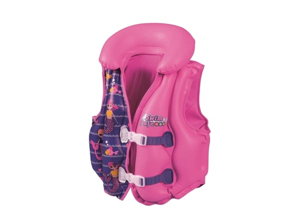 Bestway 32156, Blå, Oransje, Rosa, Svømmevest, Bilde, 3 år, Gutt/Jente, 30 kg