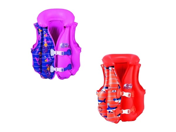 Bestway 32156, Blå, Oransje, Rosa, Svømmevest, Bilde, 3 år, Gutt/Jente, 30 kg