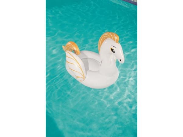 Bestway 41121, Gull, Hvit, Rideflåte, Vinyl, 3 år, 45 kg, 1520 mm
