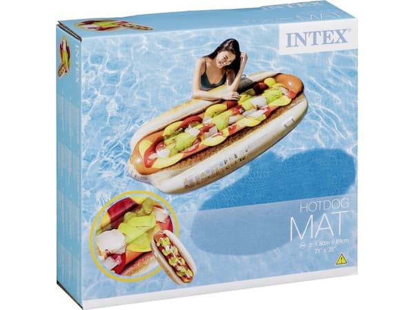 Intex 58771EU, Flerfarget, Flytemadrass, Bilde, Vinyl, 100 kg, China