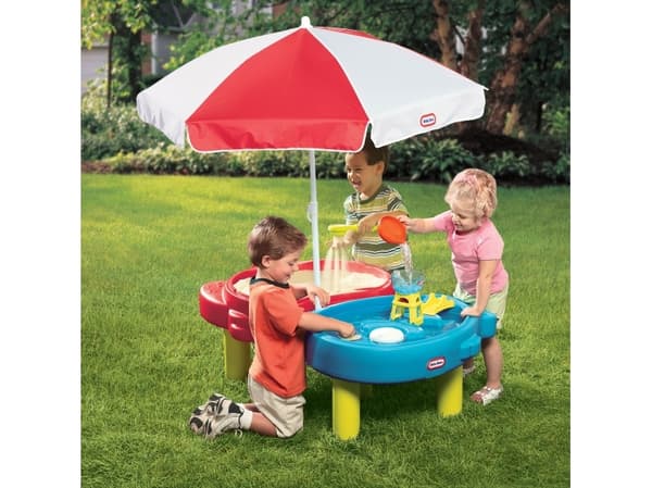 Little Tikes Sand & Sea Play Table, Hiekkalaatikko & vesipöytä, 2 vuosi/vuosia, Muovi, Sininen, Punainen, Keltainen