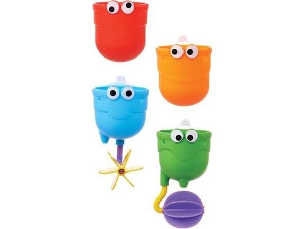 Munchkin badleksaker faller
