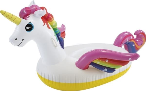 Intex Enhjørning Ride-On 198x140x102cm