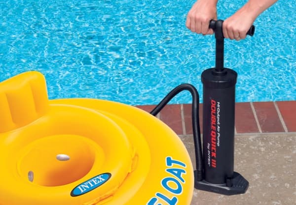 Intex 68615, Gulvluftpumpe, Gummibåt, Sort, Plast, China, 480 mm