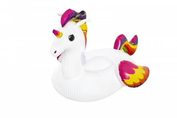 Bestway 41114, Flerfarget, Hvit, Rideflåte, Vinyl, 3 år, 45 kg, 112 mm
