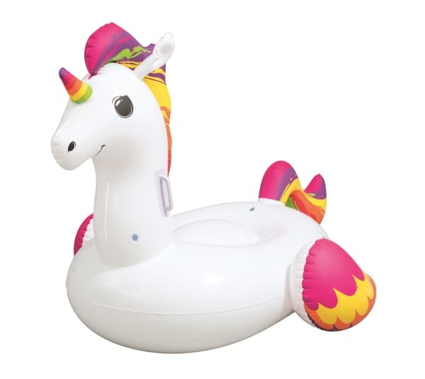 Bestway 41114, Flerfarget, Hvit, Rideflåte, Vinyl, 3 år, 45 kg, 112 mm
