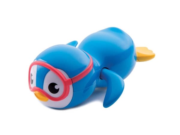 Munchkin Swimming Penguin, Badedyr, Gutt/Jente, 0,9 år, Blå, Gult