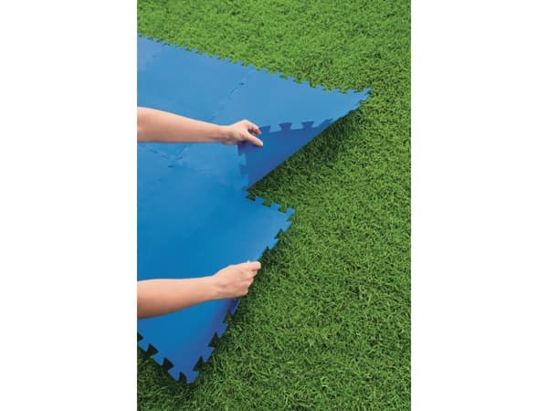 Bestway 58220, Gulv beskytter, Cyan, Polyethylen, 500 mm, 500 mm, 4 mm