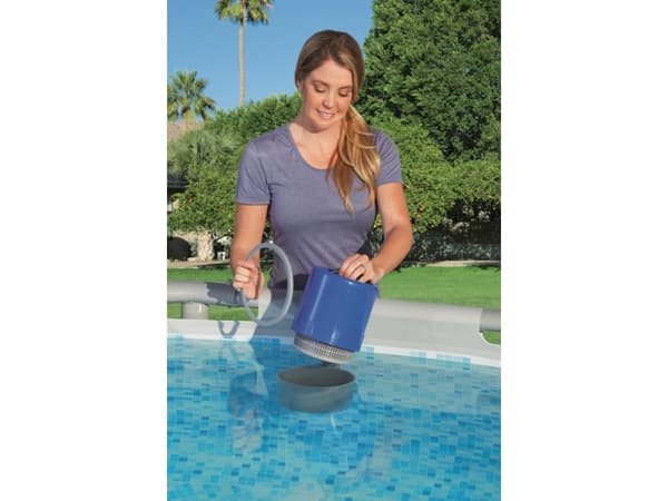 Bestway 58233, Overflare Skimmer, Blå, Grå, Hvit, Plast, 4,57 m, 1,77 kg, 1 stykker