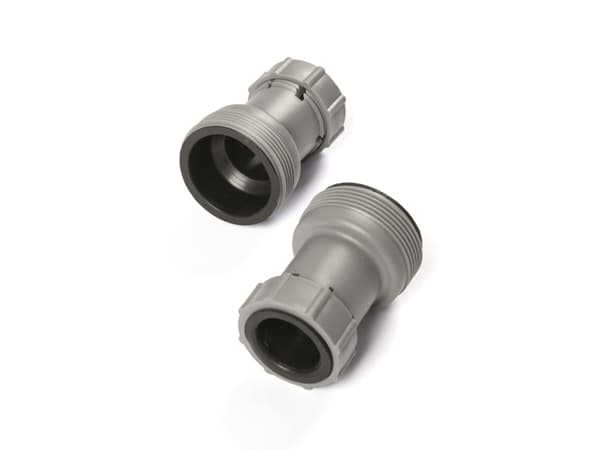 Bestway 58236, Slange kopling, Hvit, 3,8 cm, 142 g, 2 stykker, Blister