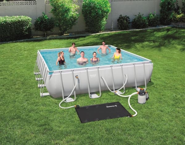Bestway 58423, Solmatte bassengvarmer, Sort, Polyvinylklorid (PVC), 1,46 m², 3 - 5 °C, 1100 mm