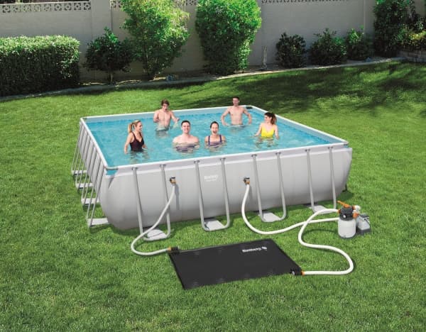 Bestway 58423, Solmatte bassengvarmer, Sort, Polyvinylklorid (PVC), 1,46 m², 3 - 5 °C, 1100 mm