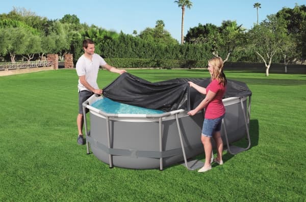 Bestway 58424, Kansi, Harmaa, PVC-muovi, Ovaali, 200 cm, 300 cm