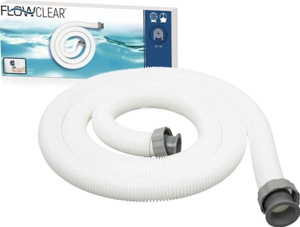 Bestway 58368, Poolslang, vit, 3,8 cm, 3 m, 1,08 kg, Box