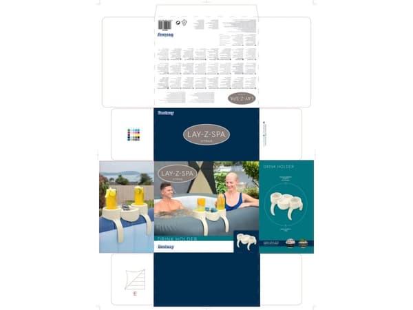 Bestway 60306 utendørs spa & spa tilbehør Drikkebrett/-holder Hvit