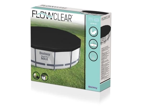Bestway 58038, Overtrekk, Blå, Polyethylen, 4,57 m, 4,57 m, 91 cm