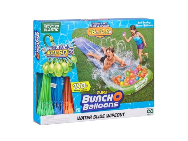 Bunch O Ballons Water Silde Small, 1 Lane + 3 Bunches