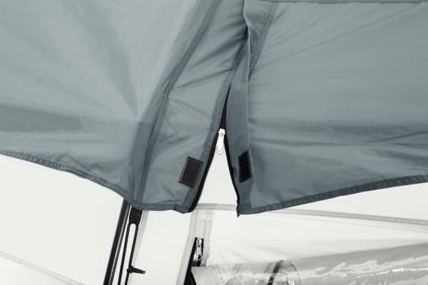 Bestway 58612, Bassengkuppel, Basseng på bakken, Rund, Grå, Gjennomsiktig, Hvit, PVC, Polyester, 2 dører