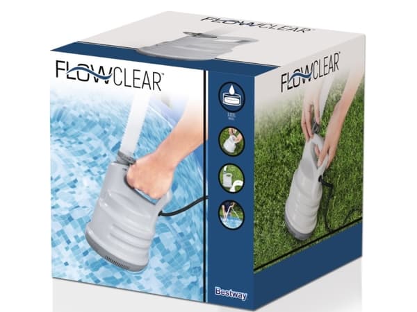 Bestway 58230, Patronfilterpumpe, Hvit, 3,2 cm, 5 m, 3028 l/t, 3,33 kg