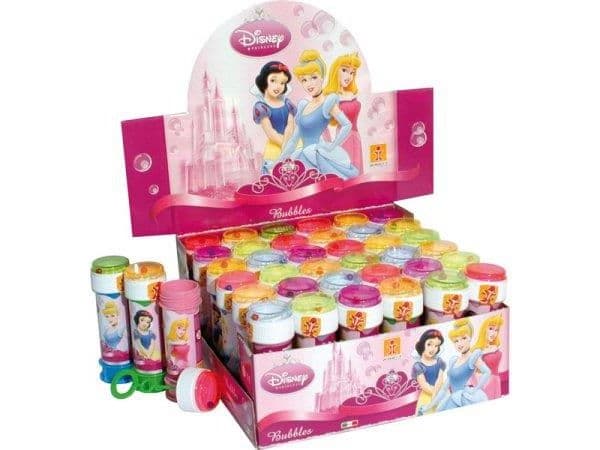 Artikkel Såpebobler 60 ml Disney prinsesser display 36 vnt.