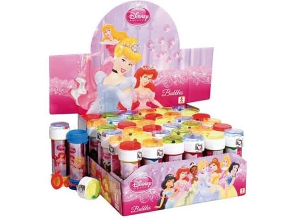 Artikkel Såpebobler 60 ml Disney prinsesser display 36 vnt.