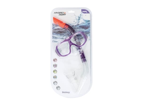 Bestway 24032, Ungdom, Full ansiktsmaske, Dykking, Polykarbonat, Flerfarget, 1 år