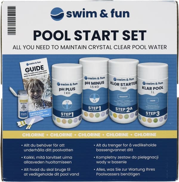 Swim&Fun Pool Starter Set - Med klor