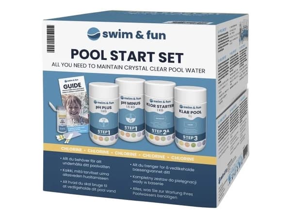 Swim&Fun Pool Starter Set - Med klor