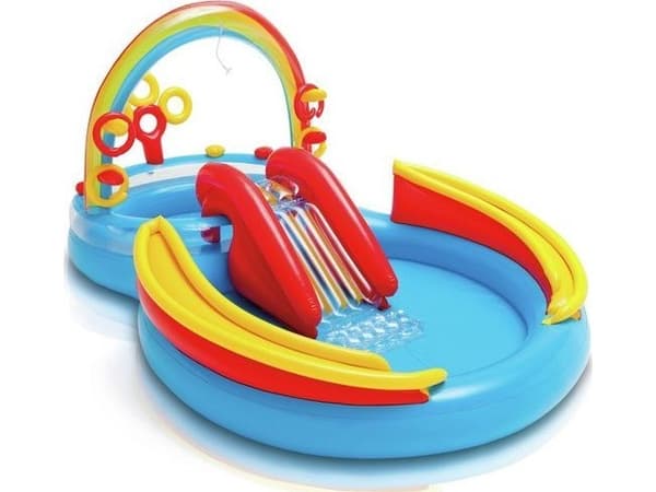 Intex 57453NP, Oppblåsbart basseng, 381 l, Figur 8, 2 år, Vinyl, Flerfarget