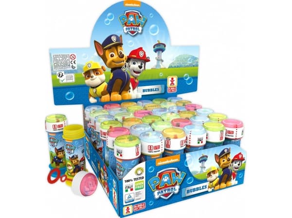 Artikkel Såpebobler 60 ml paw patrol display 36 vnt