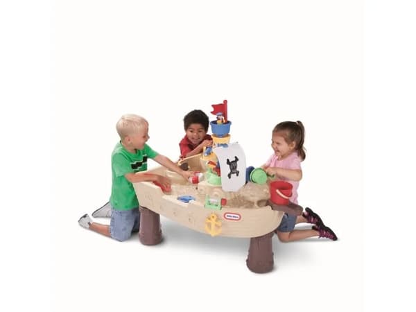 Little Tikes Anchors Away Pirate Ship, Vannbord, 1,5 år, Plast, Beige, Brun
