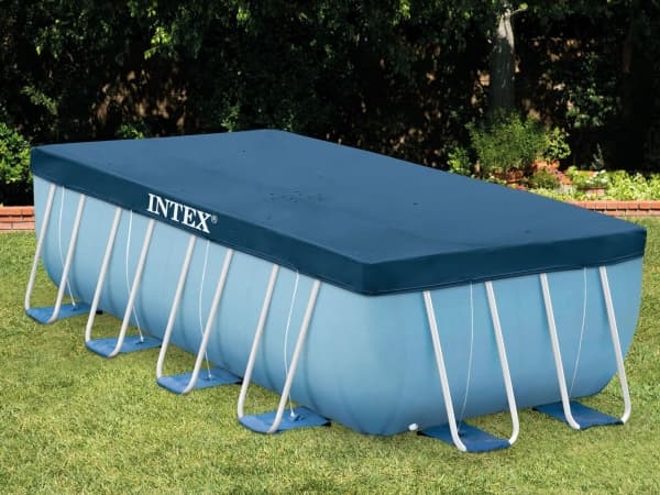 Intex 28037, Dekke, Basseng på bakken, Rektangulær, Blå, PVC, Polyethylen, 2000 mm