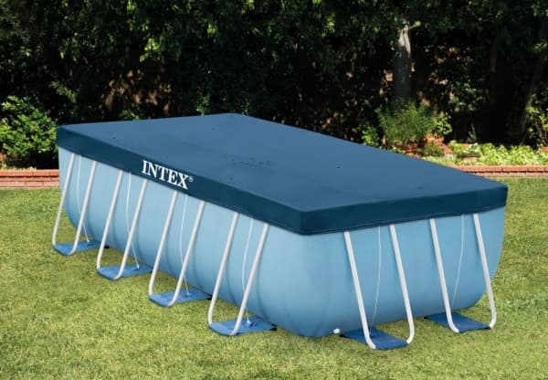 Intex 28037, Dekke, Basseng på bakken, Rektangulær, Blå, PVC, Polyethylen, 2000 mm