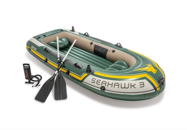 Intex Seahawk 3, Resor/fritid, Gummibåt, Multifärg, 3 personer, 360 kg, 1100 W
