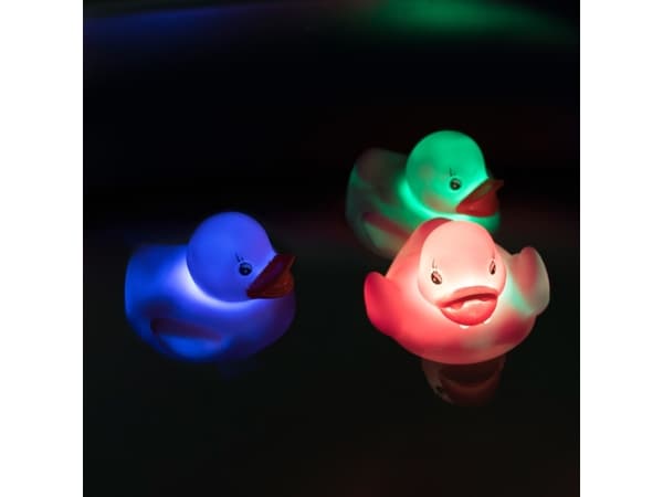 Tommelen opp 1001800, Bad Rubber Duck, Gutt/jente, Lyseffekter, Rosa