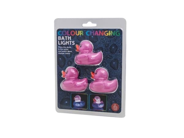 Tommelen opp 1001800, Bad Rubber Duck, Gutt/jente, Lyseffekter, Rosa
