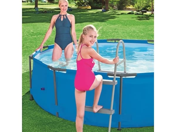 Bestway 2-trinns Flowclear bassengstige, 84 cm