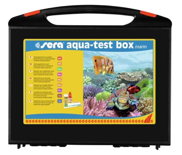 Sera testitapaus aqua-test box marin (+ Ca)