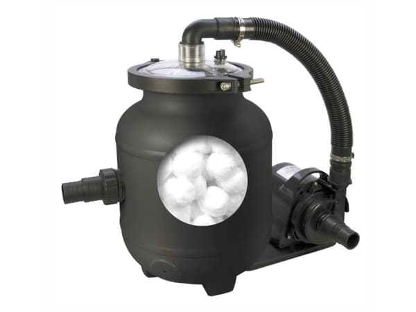 Swim & Fun sandfilterpumpe - 100W - 4000L/t - Inkl. filterkuler