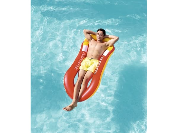 Bestway 43103 pool- och badmadrass Blå, Röd Mönstrad Vinyl