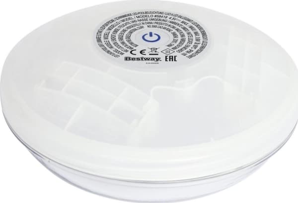 Bestway 58419, Poolljustransformator, Vit, IP68, Variabel, Batteri, AA