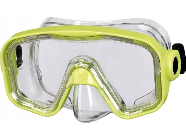 BECO-Beermann 99003-5, Voksen, Halv ansiktsmaske, Snorkling, Polykarbonat, Rød, Gjennomsiktig, 12 år