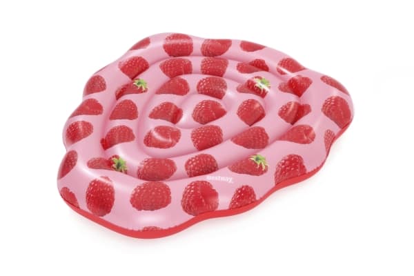 Bestway 43396, Vaaleanpunainen, Punainen, Kelluva patja, Kuva, PVC-muovi, Poika/tyttö, Raspberry printing