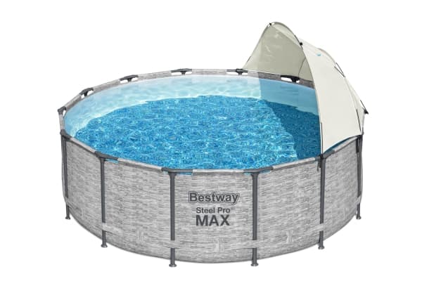 Bestway 58681, Pool baldakin, Beige, Polyesteri, Pool over jorden, 10 min., 1,75 kg