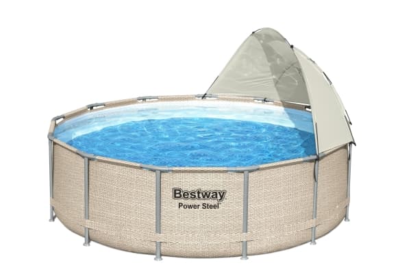 Bestway 58681, Pool baldakin, Beige, Polyesteri, Pool over jorden, 10 min., 1,75 kg