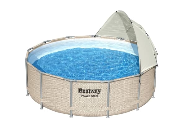 Bestway 58681, Pool baldakin, Beige, Polyesteri, Pool over jorden, 10 min., 1,75 kg