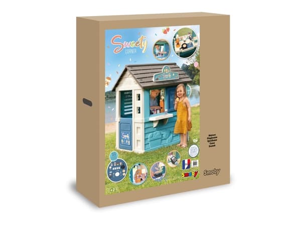 Smoby Spielhaus Sweety Corner, Frittstående lekehus, 1 dører, Flerfarget